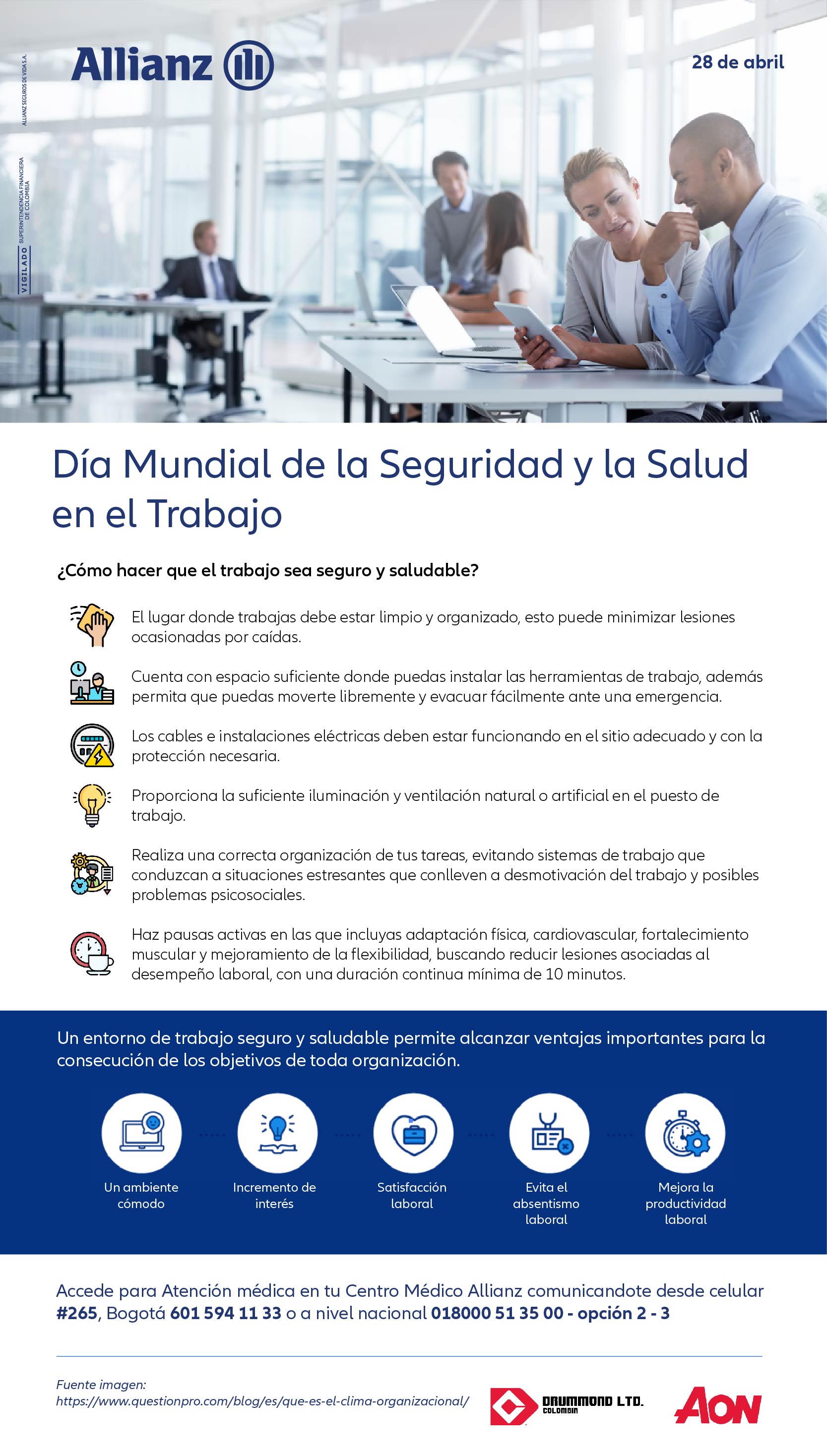 Día mundial de la seguridad y salud en el trabajo