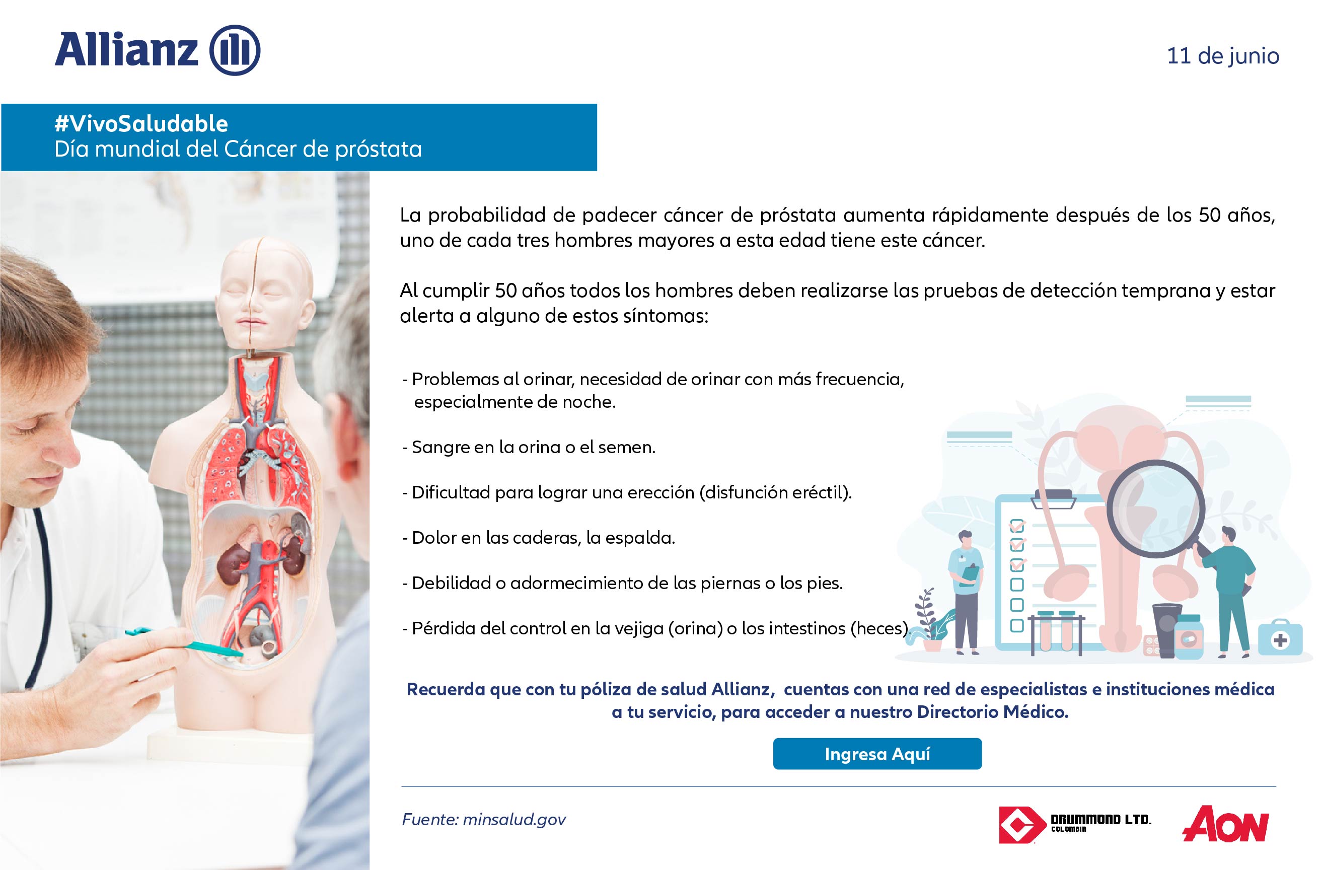 Dia Mundial cáncer de prostata