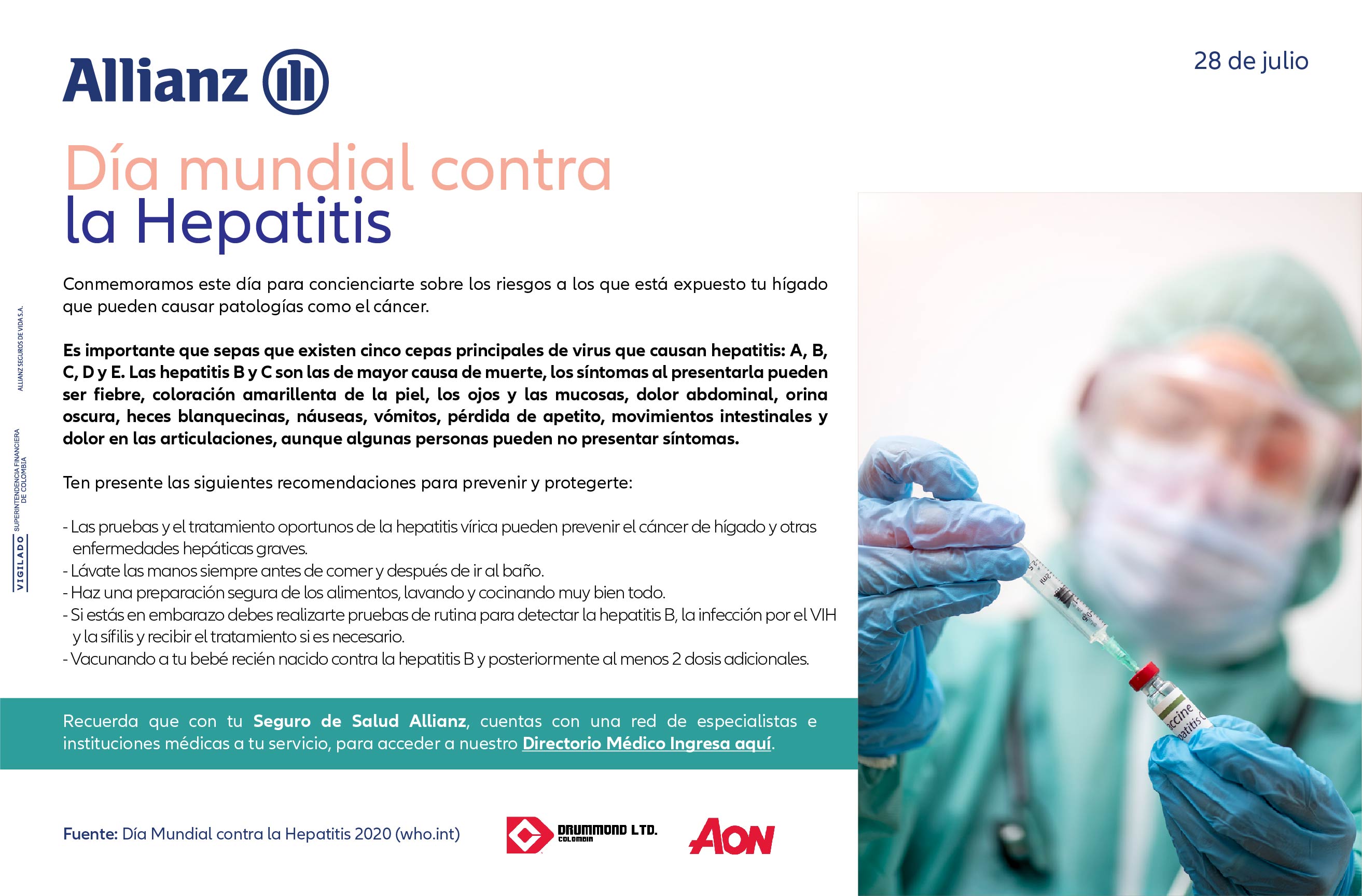 Como prevenir la Hepatitis