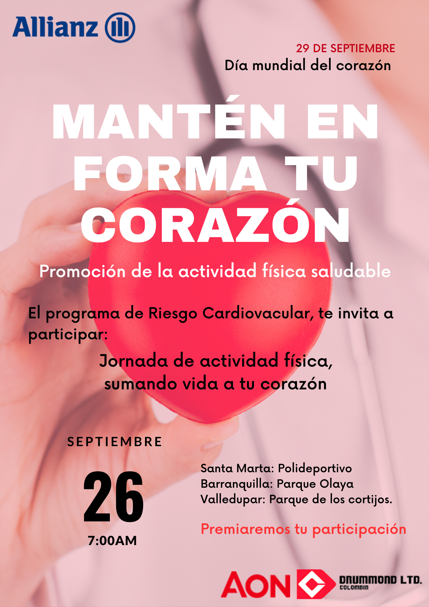 Celebración día mundial del corazón