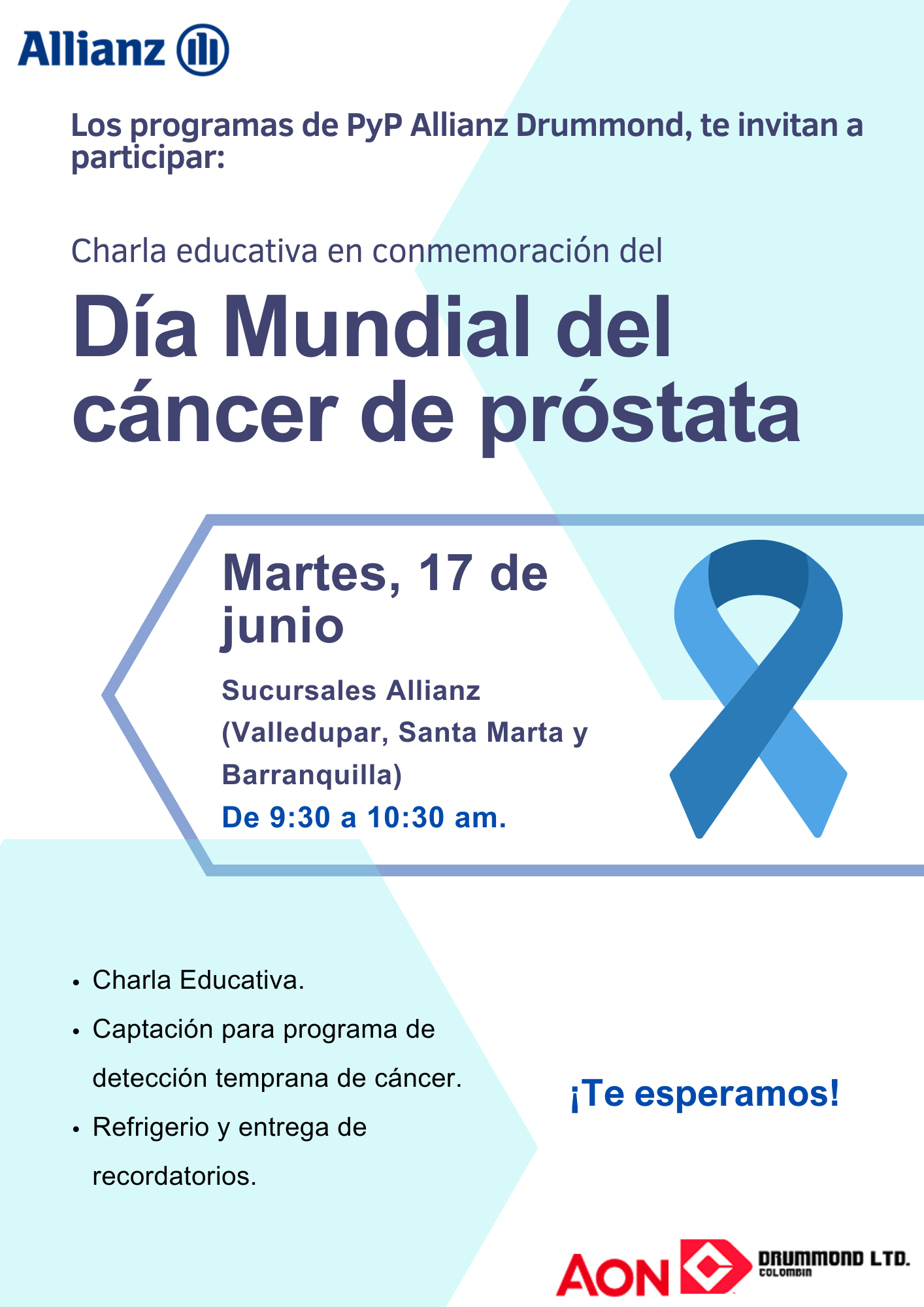 Taller en conmemoración al día mundial contra el cáncer de próstata